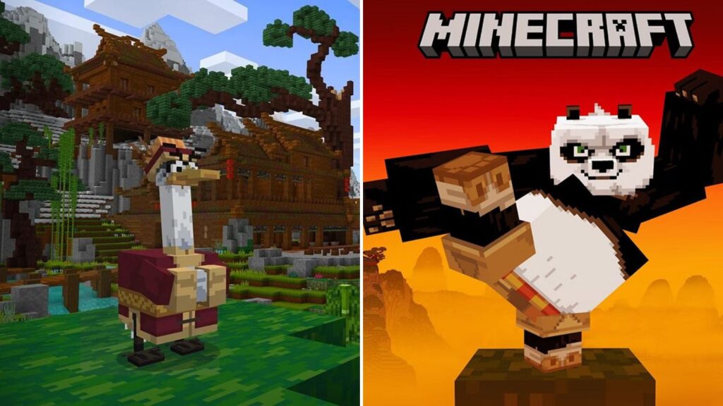 Minecraft X Kung Fu Panda